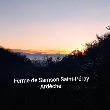 Сasa de vacaciones La Ferme De Samson Saint-Péray